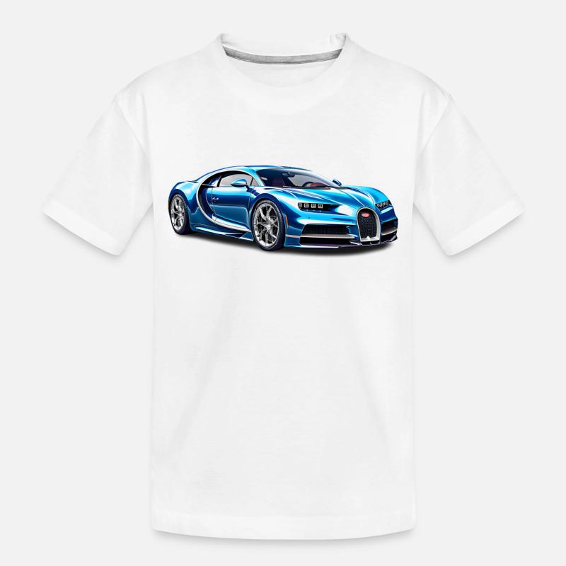 Hypercar Chiron - Kids' Premium Organic T-Shirt - white