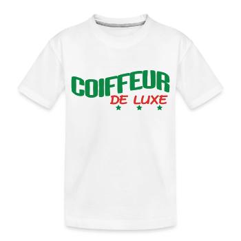 COIFFEUR DE LUXE - T-shirt bio Premium Enfant - blanc - Devant