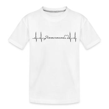 Zimmermann - Kinder Premium Bio T-Shirt - Weiß - Vorne
