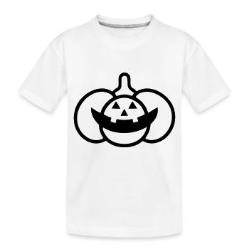 citrouille - T-shirt bio Premium Enfant - blanc - Devant