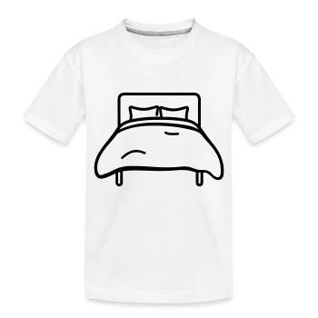 lit - T-shirt bio Premium Enfant - blanc - Devant
