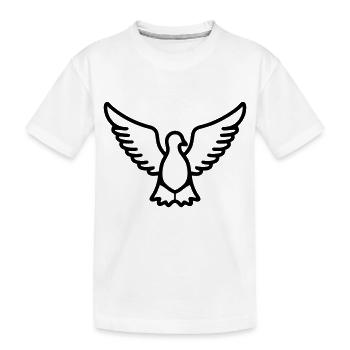 Colombe - T-shirt bio Premium Enfant - blanc - Devant