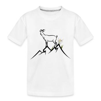 montagne, alpes - T-shirt bio Premium Enfant - blanc - Devant