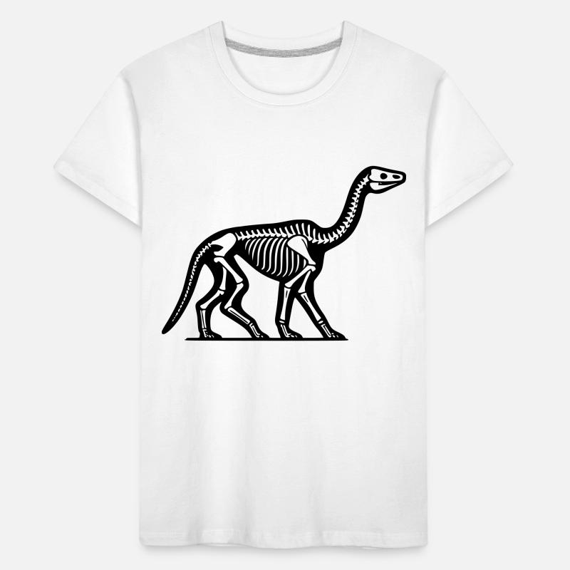 Skeleton Dinosaur Kids' Premium Organic T-Shirt