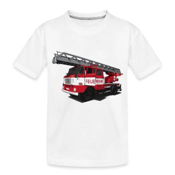 Pompiers // RDA // Illustration - T-shirt bio Premium Enfant - blanc - Devant