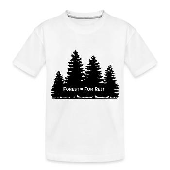 Forest = For Rest - T-shirt bio Premium Enfant - blanc - Devant