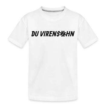 Fils d’un virus - T-shirt bio Premium Enfant - blanc - Devant