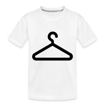 cintre,Vêtement - T-shirt bio Premium Enfant - blanc - Devant