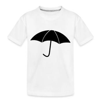 parachutes de pluie - T-shirt bio Premium Enfant - blanc - Devant