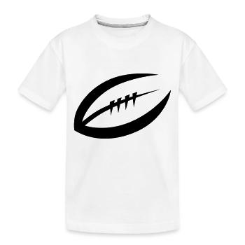 American Football - Kinder Premium Bio T-Shirt - Weiß - Vorne