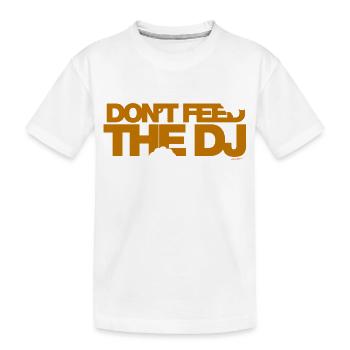 Ziehen Sie nicht die DJ - Kinder Premium Bio T-Shirt - Weiß - Vorne