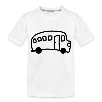 Bus - Ligne - T-shirt bio Premium Enfant - blanc - Devant