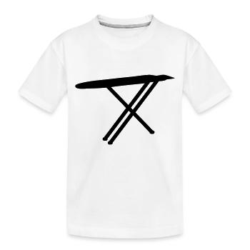 ironing board - Kids' Premium Organic T-Shirt - white - Front