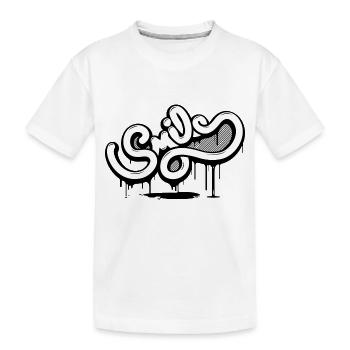 Graffiti Smile - T-shirt bio Premium Enfant - blanc - Devant