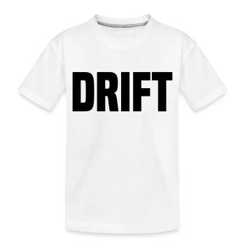 drift - Kids' Premium Organic T-Shirt - white - Front
