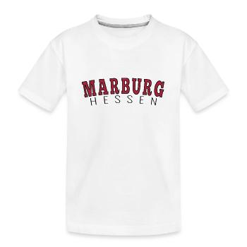 Marburg Hessen - Kinder Premium Bio T-Shirt - Weiß - Vorne