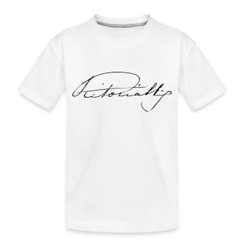 Queen Victoria Signature - T-shirt bio Premium Enfant - blanc - Devant