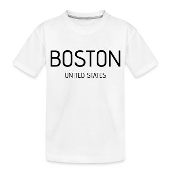 Boston - T-shirt bio Premium Enfant - blanc - Devant