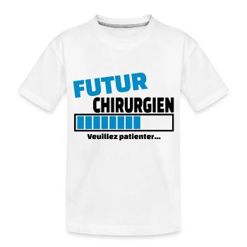 futur chirurgien - T-shirt bio Premium Enfant - blanc - Devant