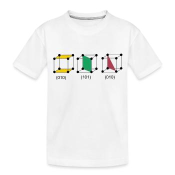 réseau cristallin - T-shirt bio Premium Enfant - blanc - Devant