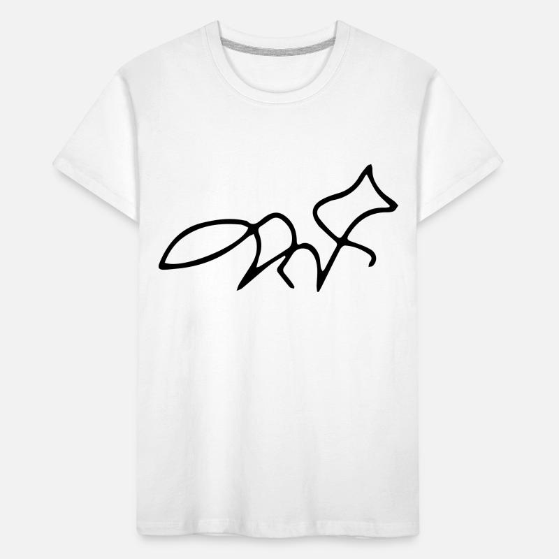 Fox oneline T-shirt bio Premium Enfant
