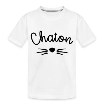 Chaton - T-shirt bio Premium Enfant - blanc - Devant