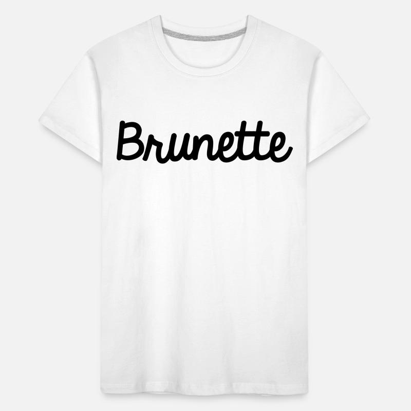 Brunette T-shirt bio Premium Enfant