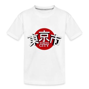 La ville de Tokyo au Japon - T-shirt bio Premium Enfant - blanc - Devant