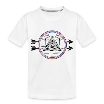 Upstalsboom - Symbol friesischer Freiheit - Kinder Premium Bio T-Shirt - Weiß - Vorne