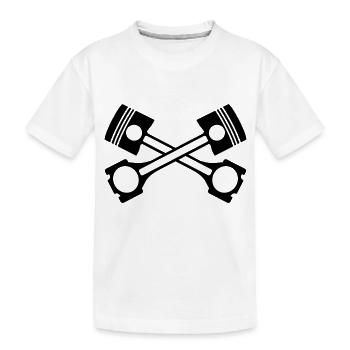pistons - T-shirt bio Premium Enfant - blanc - Devant