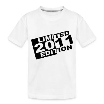year 2011 limited edition - Kids' Premium Organic T-Shirt - white - Front