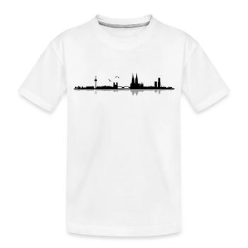 Cologne Skyline - T-shirt bio Premium Enfant - blanc - Devant