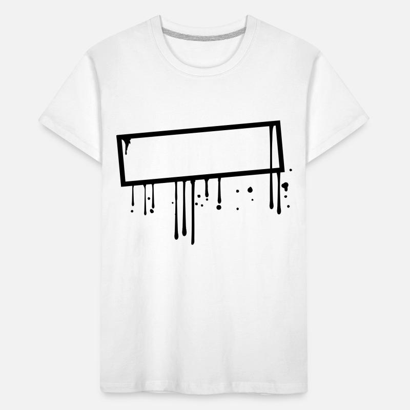 cool cadre signe graffiti timbre frontière de baisse T-shirt bio Premium Enfant