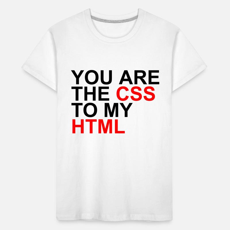 css à mon html T-shirt bio Premium Enfant