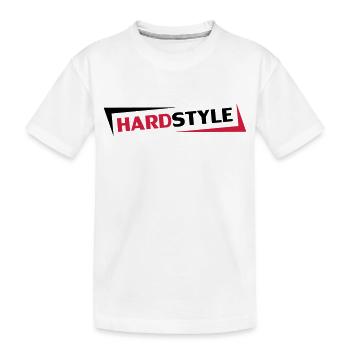 Hardstyle - Kinder Premium Bio T-Shirt - Weiß - Vorne