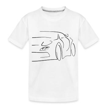Tuning - Kinder Premium Bio T-Shirt - Weiß - Vorne