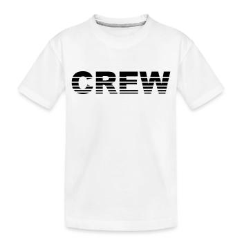 Crew - T-shirt bio Premium Enfant - blanc - Devant