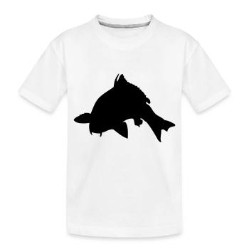 carpe pour pecheur - T-shirt bio Premium Enfant - blanc - Devant