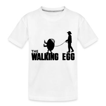 The Walking Egg - T-shirt bio Premium Enfant - blanc - Devant