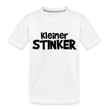 kleiner Stinker - Kinder Premium Bio T-Shirt - Weiß - Vorne
