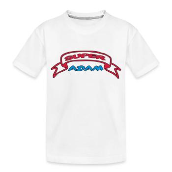 SUPER ADAM - T-shirt bio Premium Enfant - blanc - Devant