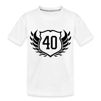 40 - T-shirt bio Premium Enfant - blanc - Devant