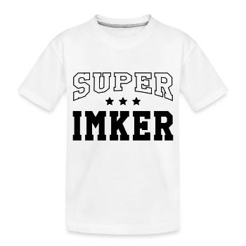 Imker / Biene / Honig / Natur / Bio / Grün / Bauer - Kids' Premium Organic T-Shirt - white - Front