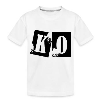 ko_boxing_01 - Kinder Premium Bio T-Shirt - Weiß - Vorne