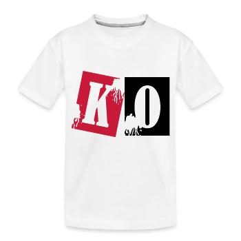 ko_boxing_02 - Kinder Premium Bio T-Shirt - Weiß - Vorne