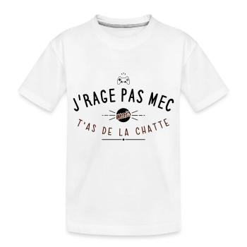 Mauvais joueur - T-shirt bio Premium Enfant - blanc - Devant