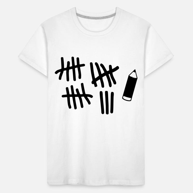 Striche - Stift Kinder Premium Bio T-Shirt