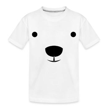 Polar Bear - Kinder Premium Bio T-Shirt - Weiß - Vorne