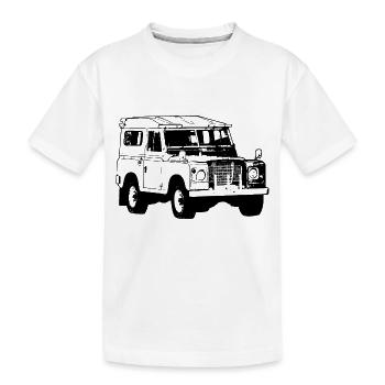 Jeep - Geländewagen - 4x4 - Kinder Premium Bio T-Shirt - Weiß - Vorne