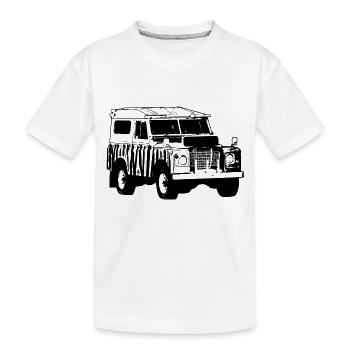 Wildlife Ranger Jeep - Safari Adventures - Kinder Premium Bio T-Shirt - Weiß - Vorne